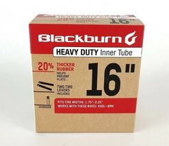 Blackburn 16" Inner Tube 1.75-2.25" Schrader Heavy Duty Bicycle  w/ Tire... - $12.49