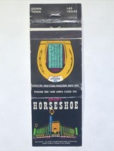 Binion’s Horseshoe Casino Hotel Las Vegas Nevada Match Book Cover Matchbox - £3.98 GBP