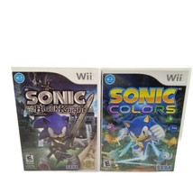 Sonic and the Black Knight/Sonic Colors (Nintendo Wii, 2009) CIB Complete In Box - £9.81 GBP