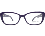 Versace Eyeglasses Frames MOD.3201 5120 Purple Gold Cat Eye Full Rim 54-... - $116.66