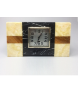 1930s Astonishing Art Deco French Marble Clock Manufrance - £1,127.21 GBP