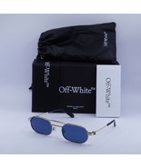 Off-White OERI123 VAIDEN 7645 Gold/Blue 52-22-145 Sunglasses New Authentic - $288.36