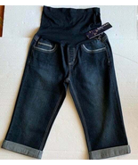 Bella Vida Maternity Bermuda Jean Shorts M - $381.49 MXN