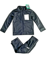 PUMA Toddler Boys Track Jacket &amp; Pants Set Black ( 3T ) - $39.29