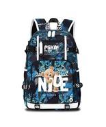 Printed Cartoon Graffiti Night Reflection Backpack - $94.35 CAD
