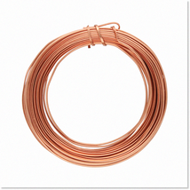Soft Temper Half-Round Wire Elements - 21 Gauge, 7 Yard Copper Color Bea... - $520.14 MXN
