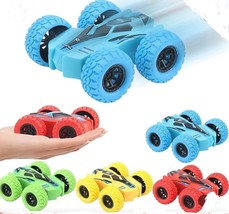 Stunt Cars Double-sided Flip Friction Mini Toy Pull Back Rotate Discount in Cart - £6.51 GBP