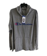CHAMPION Grey Mens Jersey Hoodie Pullover Size Large 40-42 Oxford Heathe... - $27.06 CAD