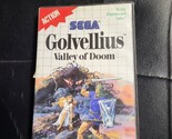 Golvellius: Valley of Doom Sega Master /In Box No Manual /CARTRIDGE HAS ... - $32.66