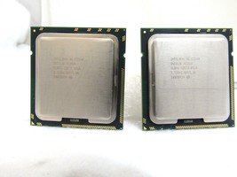 Intel Lot of 2 Xeon Quad Core CPU SLBF6 E5540 2.53GHz 8MB 5.86GT/s Quad Core C-1 - £8.57 GBP