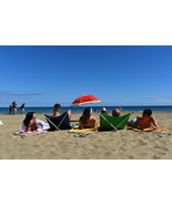 Beach Hammock Towel; Portable lounger for beach, field or garden. - £26.34 GBP