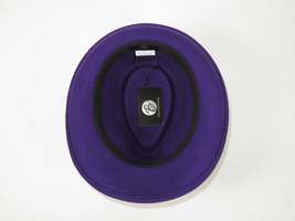 Men BENTLY HEADWEAR Hat Australian Wool Pinch Front Fedora HUDSON HU430 Purple image 5