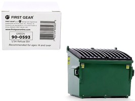 Refuse Trash Bin Green 1/34 Diecast Model by First Gear - €35,74 EUR