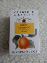 Crabtree &amp; Evelyn Apricot Kernel Oil Soap 3.5 oz Bar  - £27.10 GBP