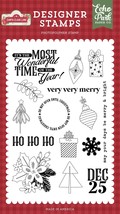Echo Park Stamps Very Very Merry, Santa Claus Lane - £13.82 GBP