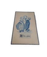Vintage Postcard Dutch Children kids 1912 posted with stamp - $171.12 MXN