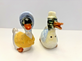 Salt and Pepper Shakers Vintage Anthropomorphic Duck Geese Japan 2.75 In Tall - £12.14 GBP