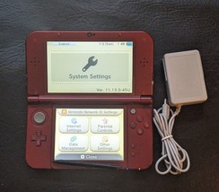 Nintendo New 3DS XL Handheld Console RED-001 Charger Working - £212.98 GBP