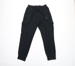 Vintage AND1 Mens Size Medium Faded Cargo Cuffed Sweatpants Joggers Pants Black - £35.00 GBP
