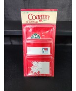 Vintage Christmas Gift Tags by Cleo Country Style New Sealed 1980s Old F... - £8.64 GBP