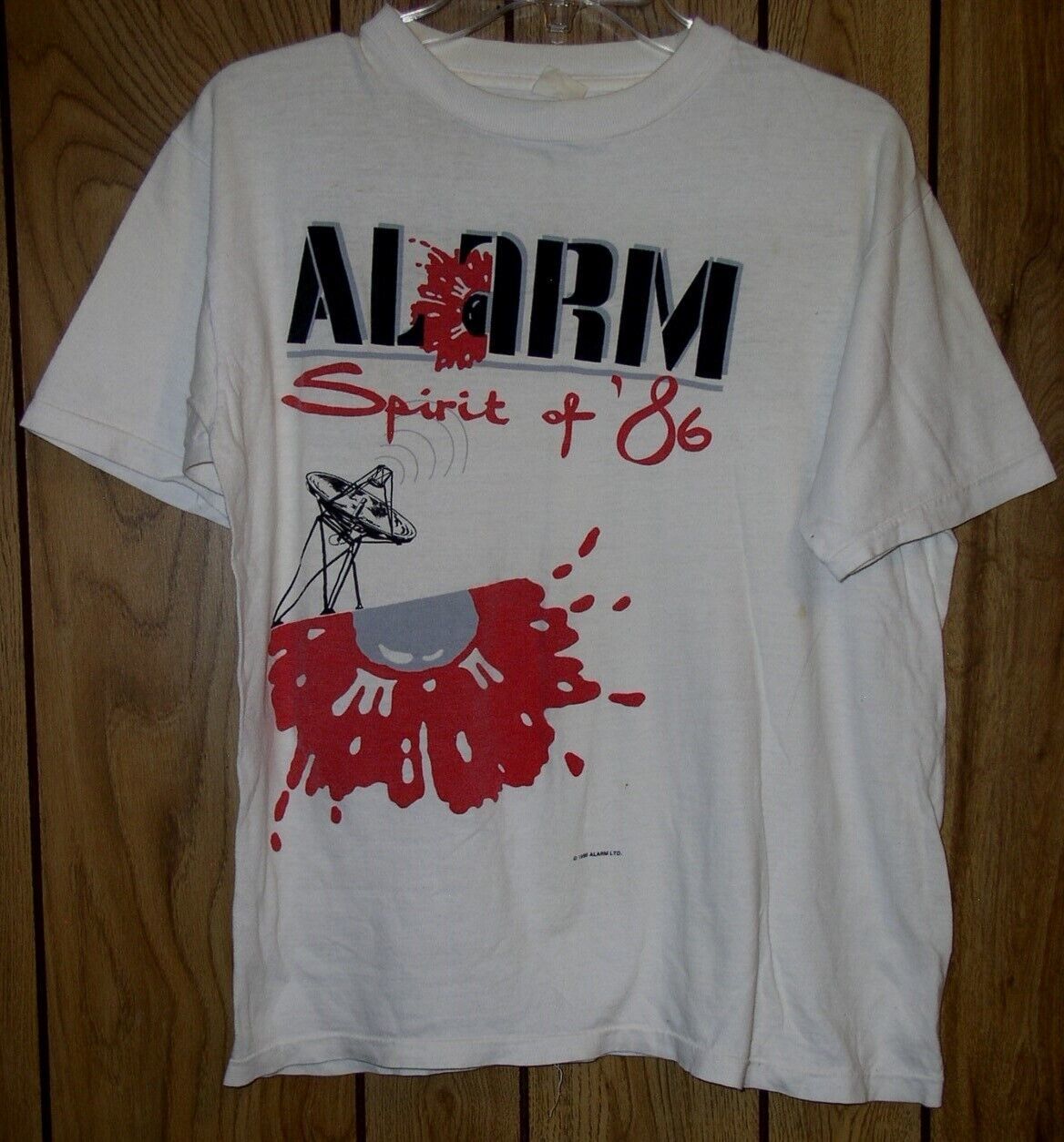 Primary image for The Alarm Concert Tour T Shirt Vintage Spirit Of 86 Single Stitched Size X-Large