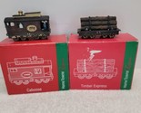 SET OF 2 1998 JC Penney Home Towne Christmas Holiday Timber Express &amp; Ca... - £17.01 GBP