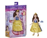 DISNEY PRINCESS SPIN &amp; SWITCH BELLE QUICK CHANGE FASHION DOLL NEW SEALED - $15.83