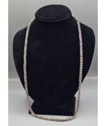 "NEW"  BARBARA BIXBY FLOWER NECKLACE/EASTERN STYLE 24" CHAIN 925/ 18K GOLD - $294.53
