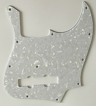 Guitar Parts Guitar Pickguard For Fender Geddy Lee Jazz Bass,4 Ply White Pearl - £11.95 GBP