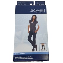 Sigvaris Essential 233 Cotton Women&#39;s Closed Toe Knee Highs - £46.98 GBP