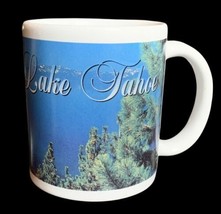 Vtg Lake Tahoe Coffee Mug Landscape Mountains Tea Cup Souvenir Californi... - £8.67 GBP