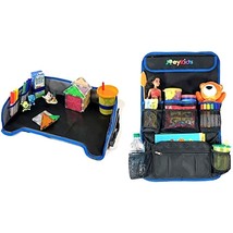 Car seat organizer &amp; activity tray for backseat kids travel accessories ... - £32.89 GBP