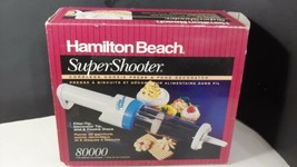 Hamilton Beach  super shooter cookie press food decorator in box complete works - £20.03 GBP