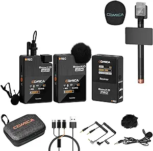 comica BoomX-D2 PRO 2.4G Wireless Lavalier Microphone with Internal Reco... - £236.65 GBP