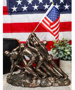 Ebros Iwo Jima 6 Marines Raising USA Flag Memorial Replica 12&quot; Long Figu... - $136.75 CAD