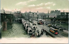 Vtg Cartolina 1910s Glasgow Scozia - Glasgow Ponte Street Auto Unp - £3.80 GBP