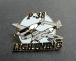 LIGHTNING P-38 AIRCRAFT PLANE LAPEL PIN BADGE 1.25 INCHES - $5.64