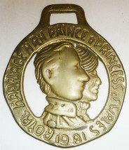 Vintage Horse Brass Commemorative Royal Marriage PRINCE/PRINCESS Of Wales 1981 - £19.18 GBP