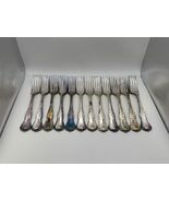 Set of 12 Reed &amp; Barton Silverplate KINGS 7 7/8&quot; Dinner Forks - €111,92 EUR