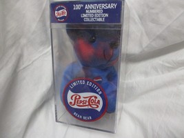 Pepsi Cola 100th Anniversary 1999 Bear#4- Anniversary Bear in Case - £79.02 GBP