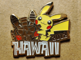 Pokemon TCG Hawaii Pikachu 2012 Enamel Pin Official Nintendo Collectible Badge - £10.73 GBP