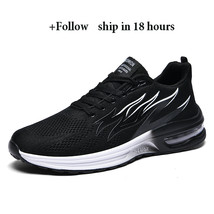 Men Fashion Sneakers Air Cushion Mesh Running Shoes Women Footwear Mens ... - £40.65 GBP
