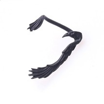 Nk black crow cuff earring for women men vintage personality raven earcuff cilp earring thumb200