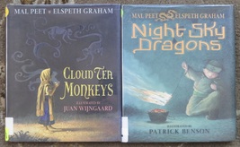 2 Mal Peet &amp; Elspeth Graham books Cloud Tea Monkeys and Night Sky Dragons - $10.00