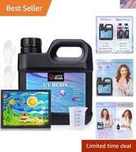Crystal Clear 1,000g UV Resin for Fast Curing &amp; Low Odor Crafting - $68.99