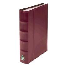 Leuchtturm Postcard Album with 50 Pockets (Clear) - Red - $60.74