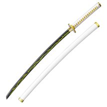 Munetoshi Zenitsu Agatsuma 40.5 Functional Steel Nichirin Katana Samurai Sword  - £65.23 GBP