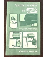 Vintage Quality Gas Grill by Char-O Owner&#39;s Manual Booklet w Recipes - $9.43 CAD