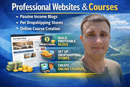 Profitable Websites &amp; Online Courses Bundle | Blog and Dropshipping Store - $4.00