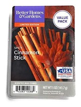 Better Homes &amp; Gardens Spicy Cinnamon Stick Value Pack Scented Wax Cubes 5.0 OZ - £8.16 GBP
